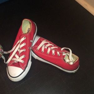 Red converse